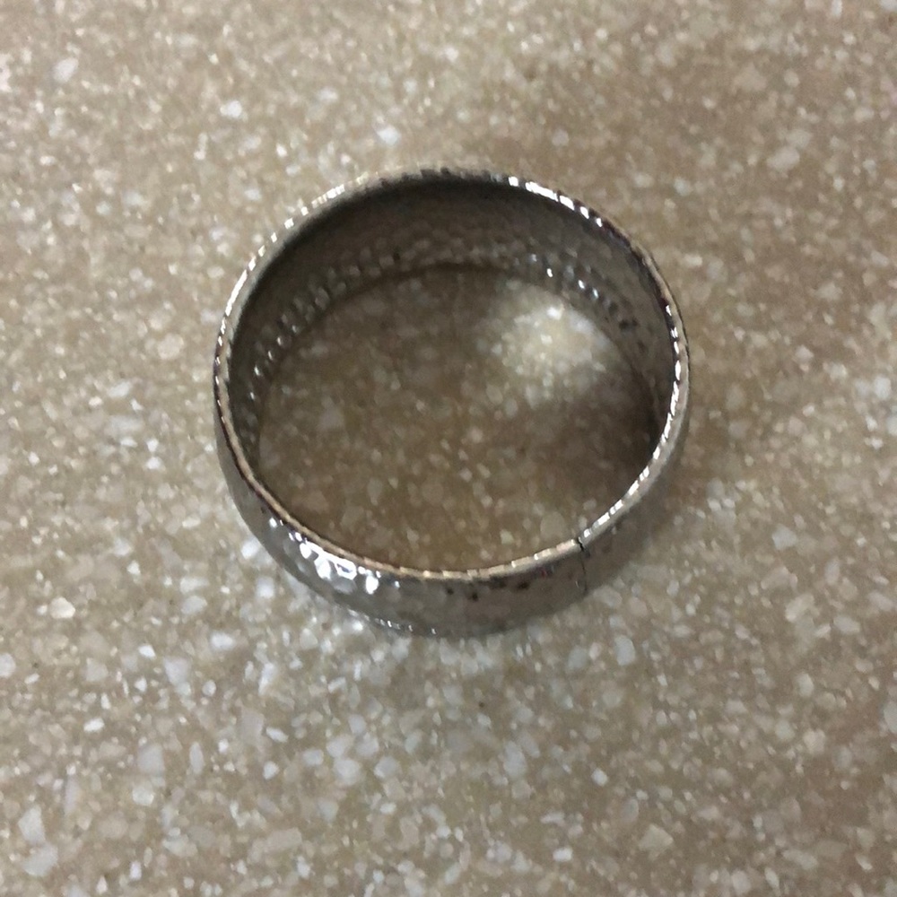 Silver cuff bracelet